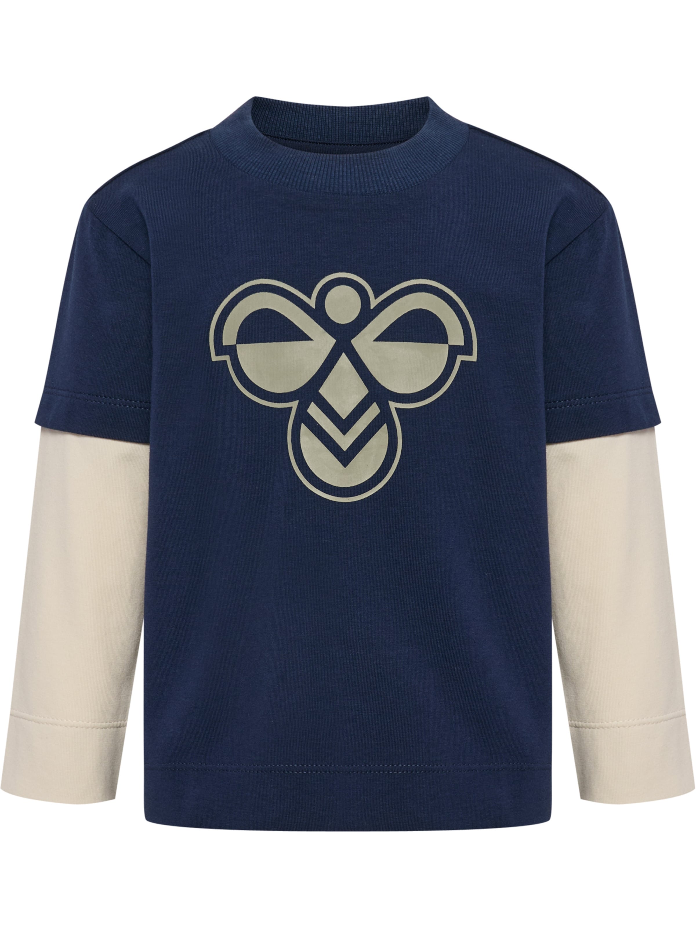 Hummel Shirt in Blauw: voorkant