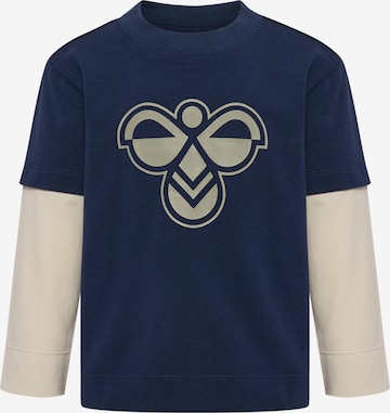 Hummel Shirt in Blauw: voorkant