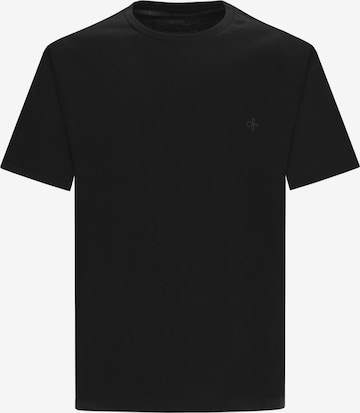 Distretto12 T-Shirt 'LONDRA' in Schwarz: Vorderseite