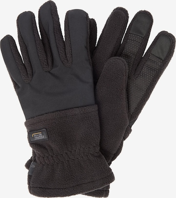 CAMEL ACTIVE Fingerhandschuhe in Schwarz: Vorderseite