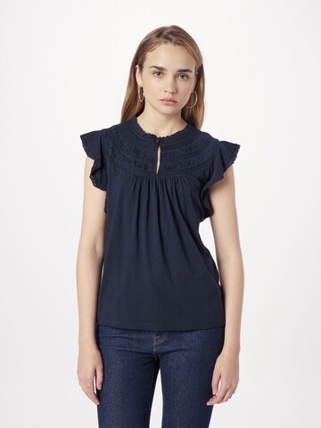 Camicia da donna 'ISALOAH' di Lauren Ralph Lauren in blu: frontale