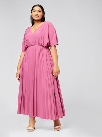 Guido Maria Kretschmer Curvy Dress 'Lynelle' in Pink: front