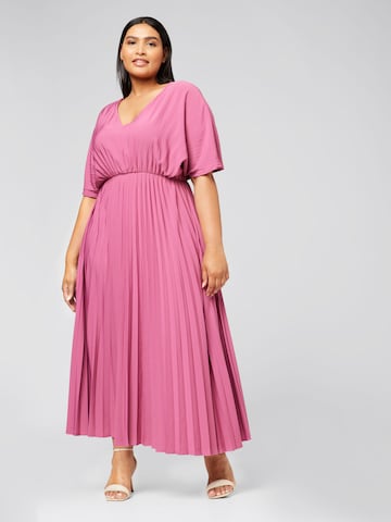 Guido Maria Kretschmer Curvy Φόρεμα 'Lynelle' σε ροζ: μπροστά
