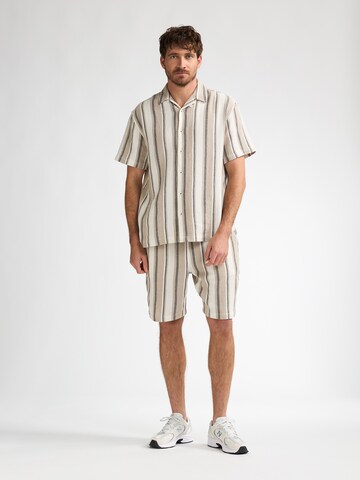 Petrol Industries Regular fit Overhemd 'Adventura' in Beige