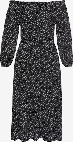 LASCANAHaljina - crna boja: prednji dio