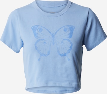 T-shirt Cotton On en bleu : devant