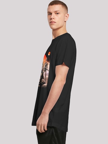 F4NT4STIC Shirt 'Star Wars The Mandalorian Warriors' in Black