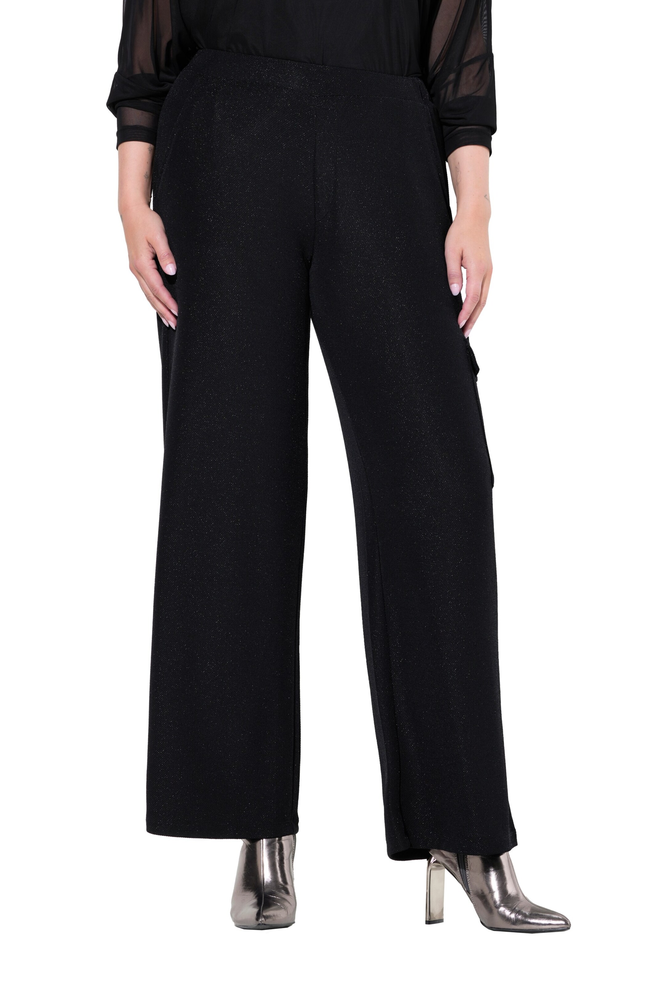 MIAMODA Regular Broek in Zwart: voorkant