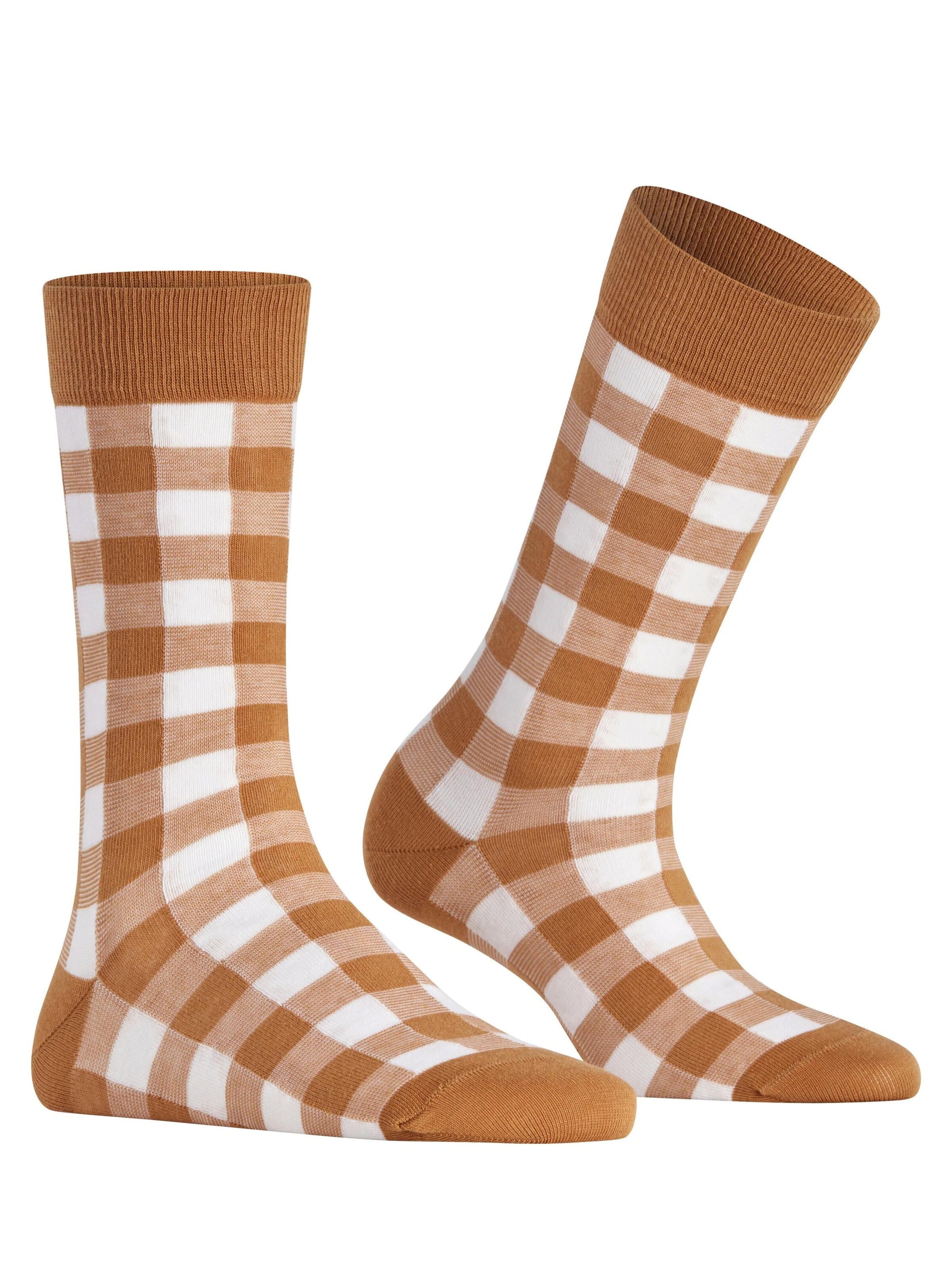 BURLINGTON Socken 'Vichy'‌‌‌‌‌‌‌ in Braun