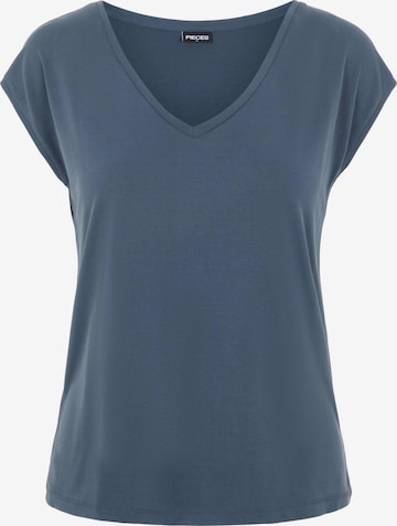 Pieces Petite Shirt 'Kamala' in Blue: front