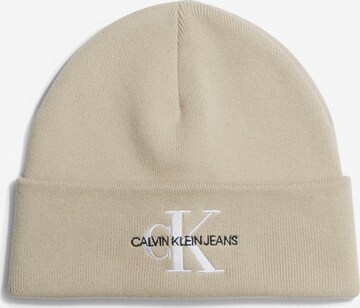 Calvin Klein Jeans Mütze in Beige: predná strana