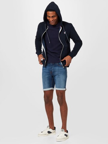 JACK & JONES Svetr 'Blafalco' – modrá