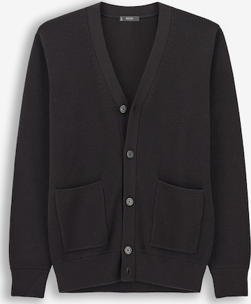 Boggi Milano Knit cardigan in Brown: front
