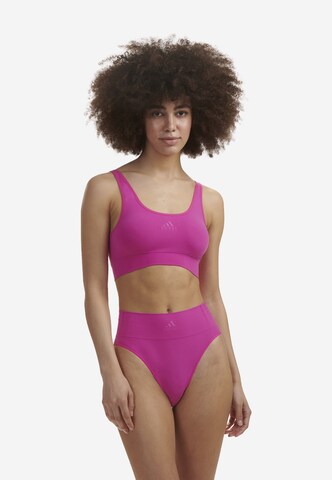 ADIDAS SPORTSWEAR Bralette Sports Bra ' SCOOP LOUNGE BRA ' in Pink