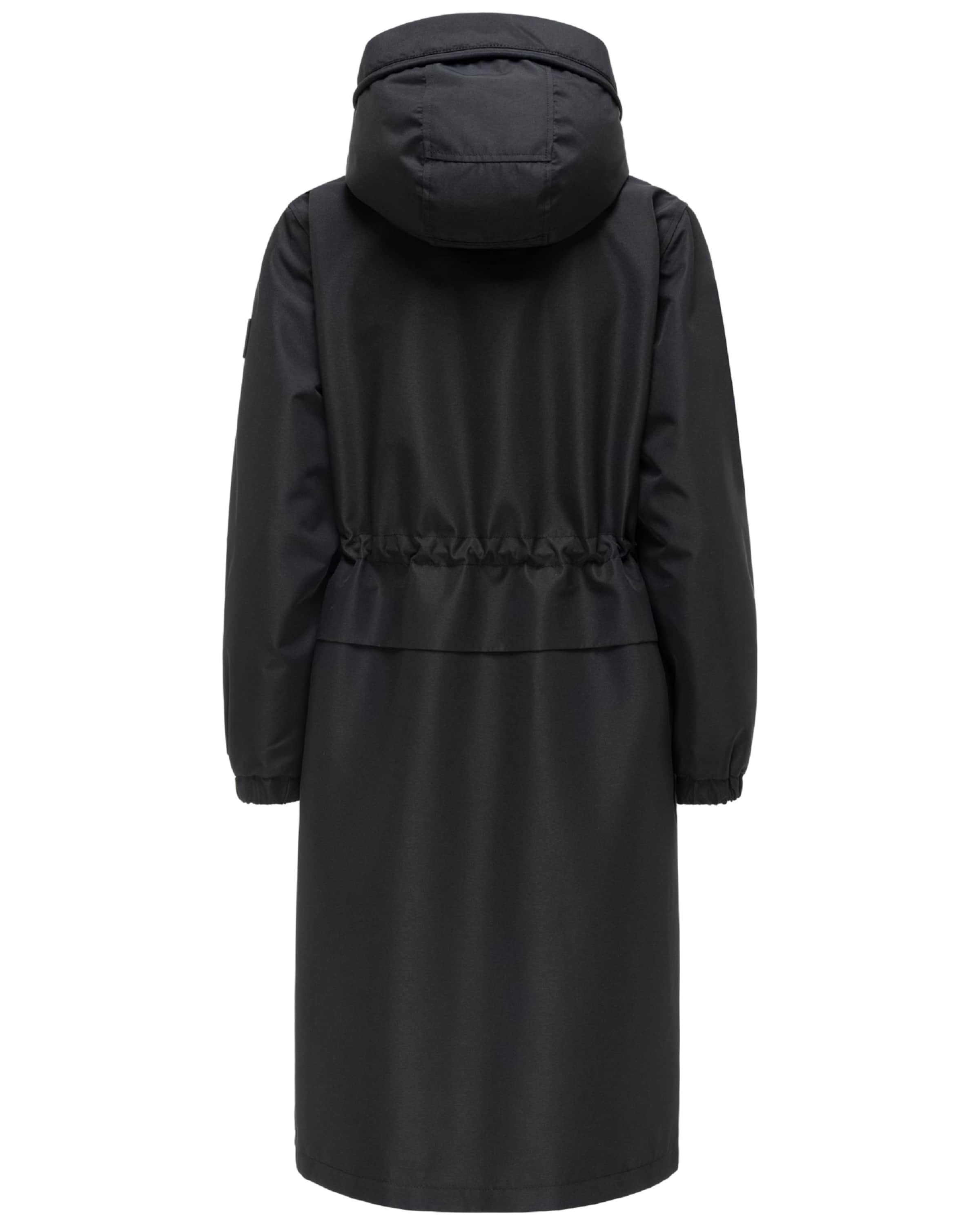 NAVAHOO Mantel 'Kirschwind 14' in Schwarz