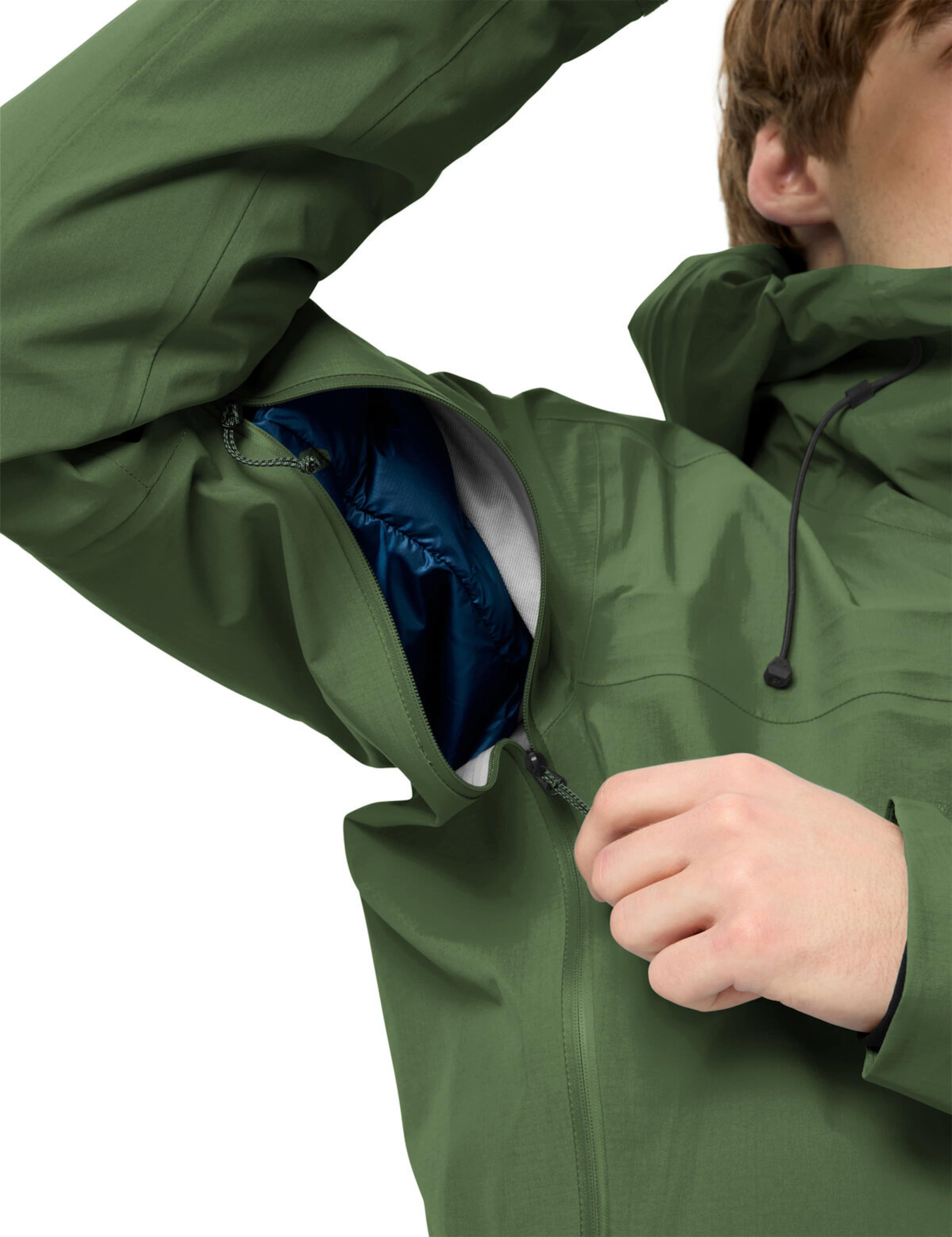 VAUDE Sports jacket 'Monviso II' in Green