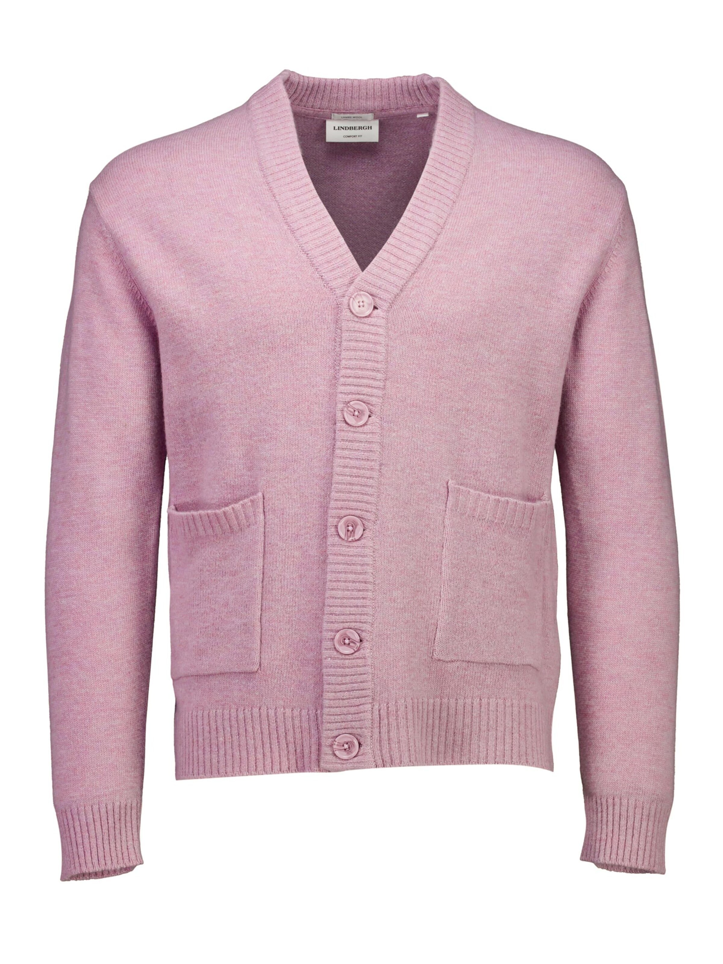 Lindbergh Gebreid vest in Lila: voorkant