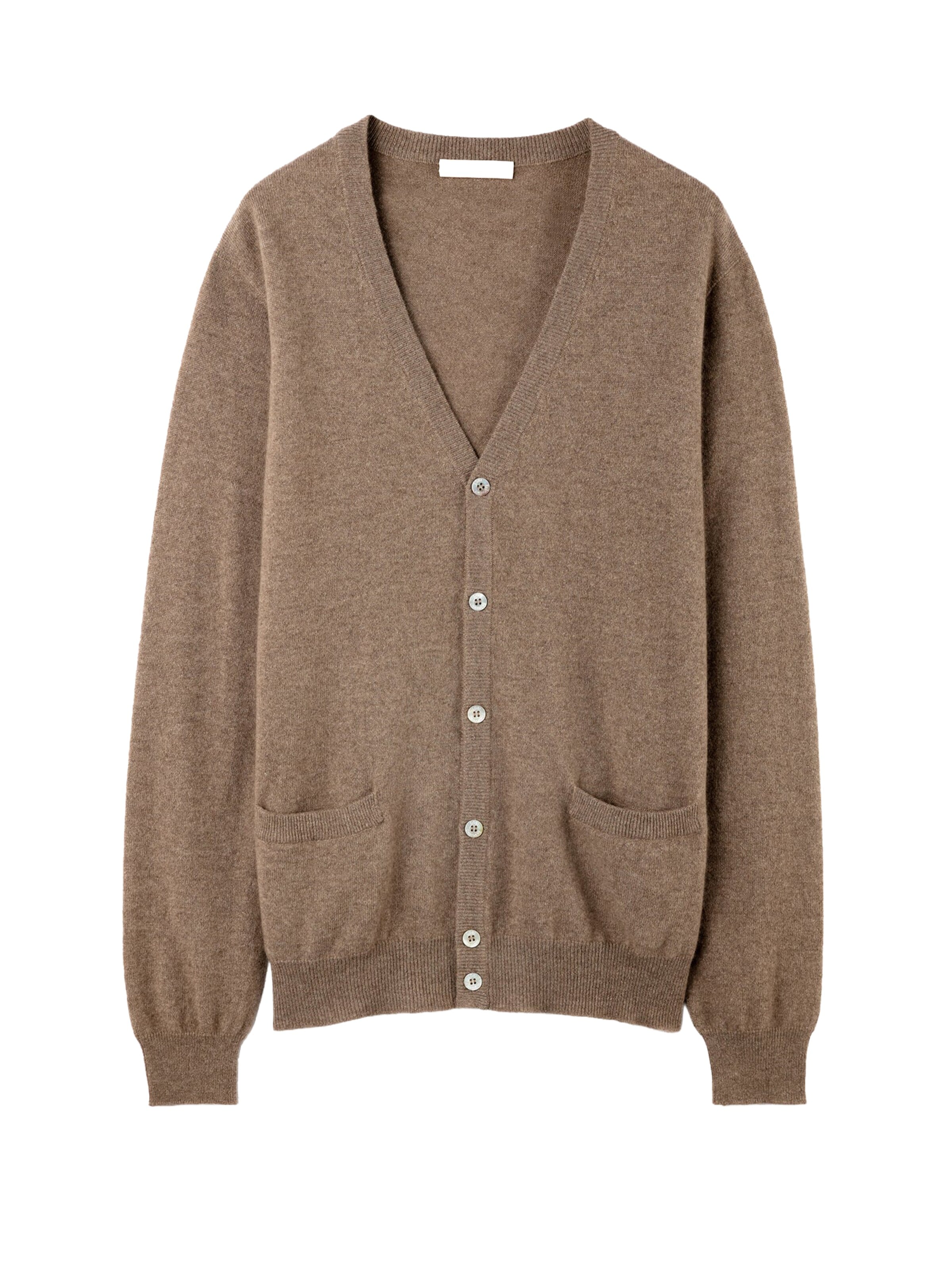 GOBI Cashmere Kofta i grå: framsida