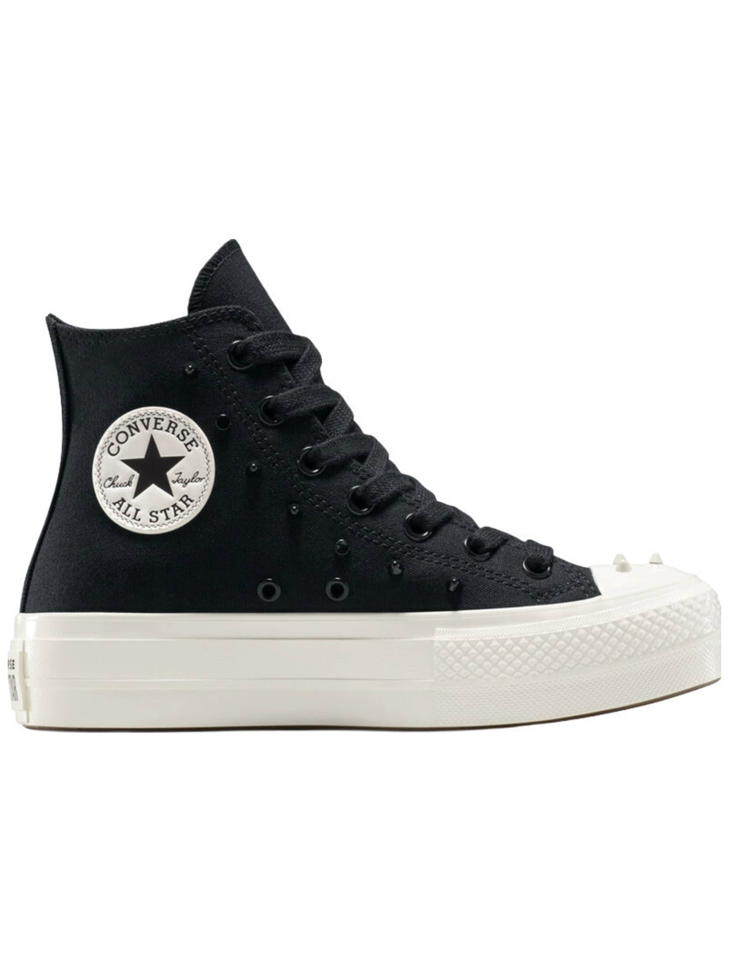 CONVERSE Sneakers hoog 'Converse Chuck Taylor All Star Lift' in Zwart: voorkant