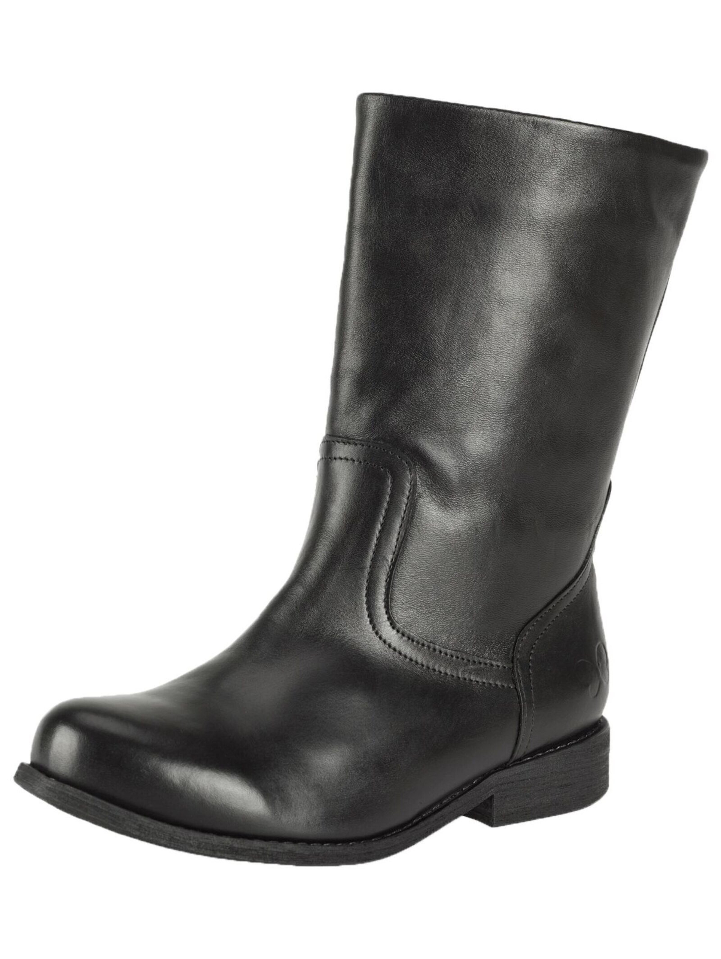 Felmini Wide Fit Boots in Black: front