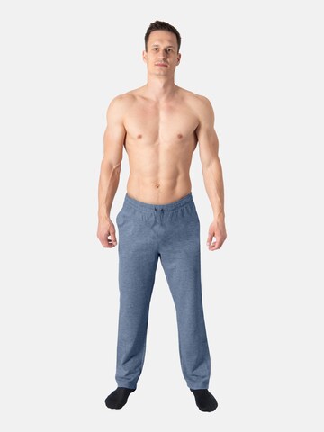 PANTONECLO Pyjama lang 'Pantoneclo Men’s Night Wear Long Pajama- 2 PCS' in Blauw
