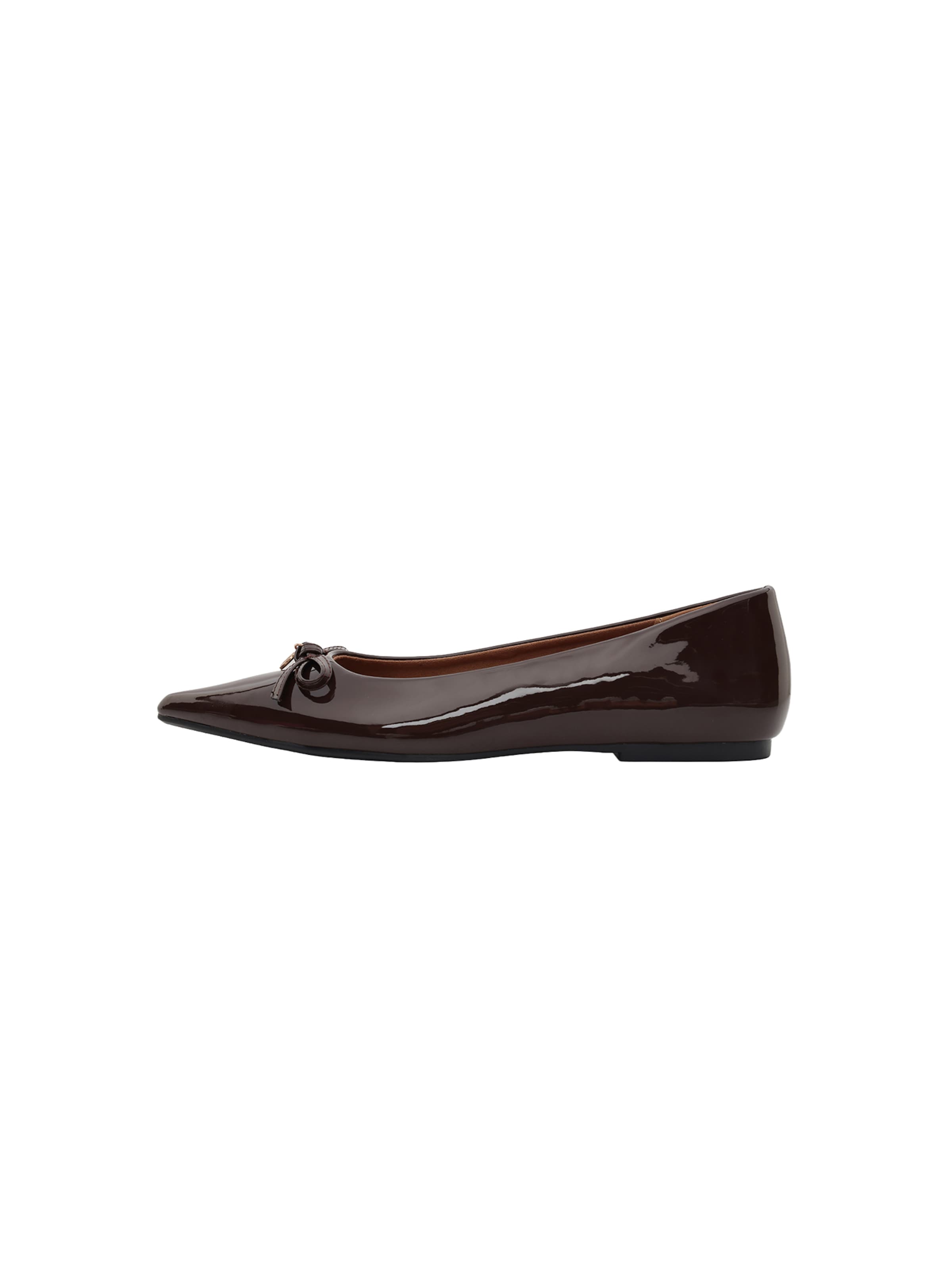 Anna Field Ballet Flats in Brown: front