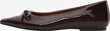 Anna Field Ballet Flats in Brown: front