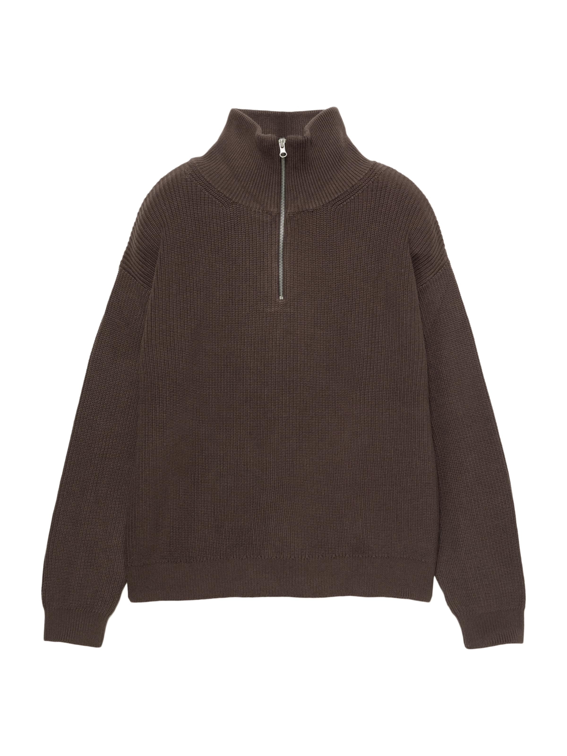 Pull&Bear Sweater in Brown: front