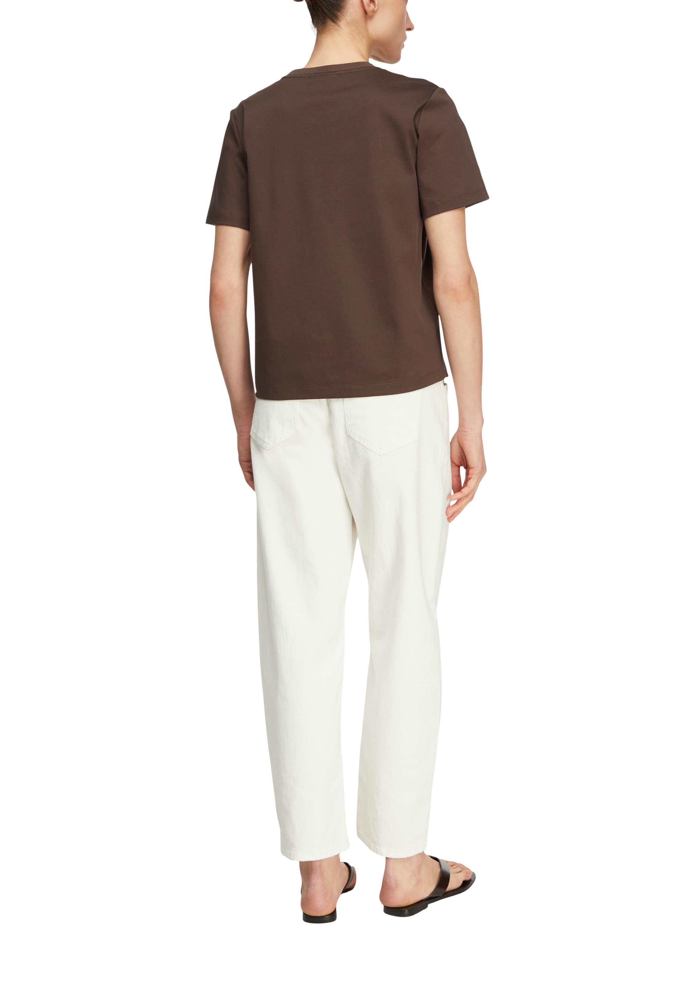 COMMA Barrel Jeans in White