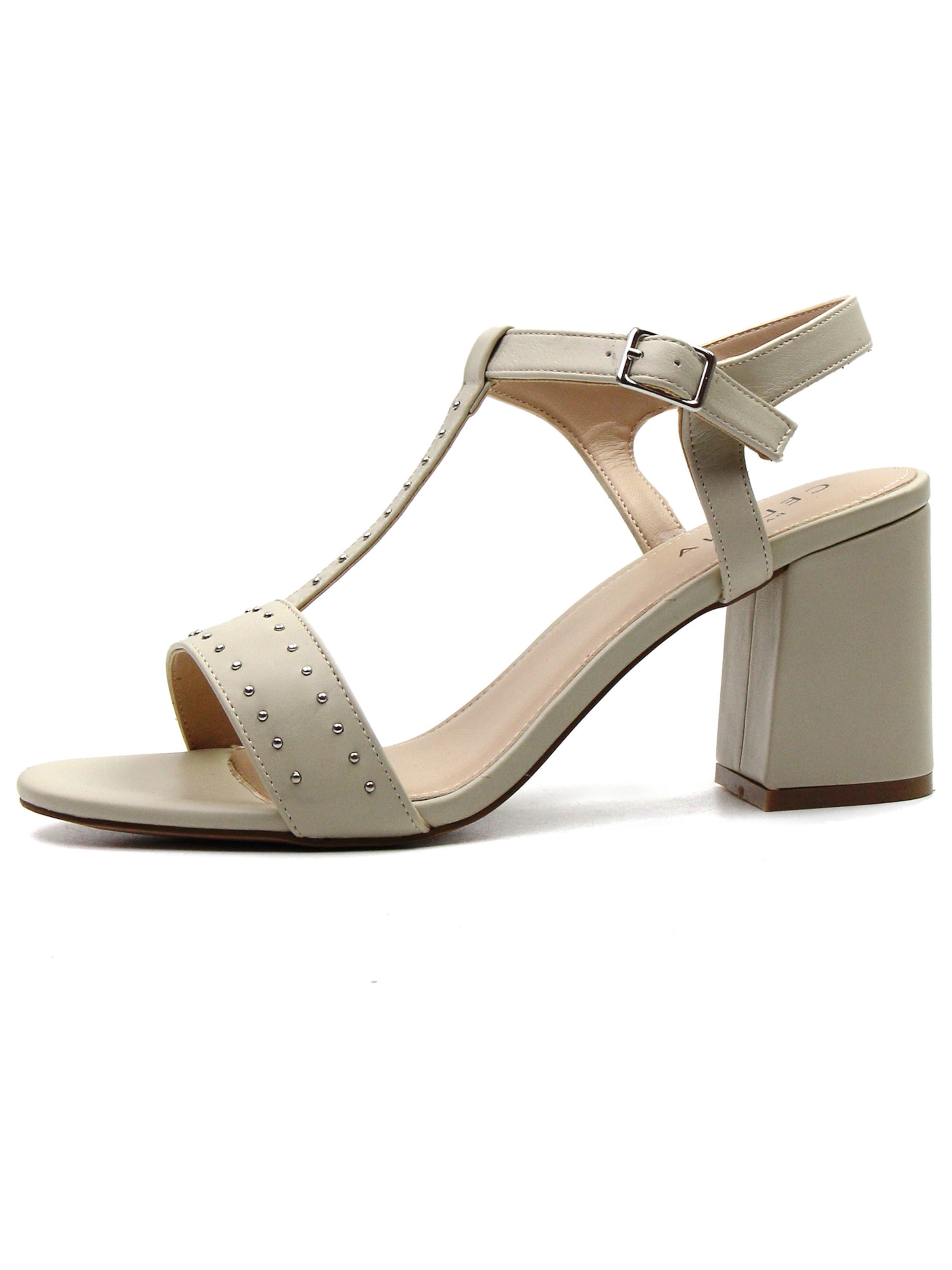 Celena Босоножки с ремешком 'Carita' в Бежевый: спереди