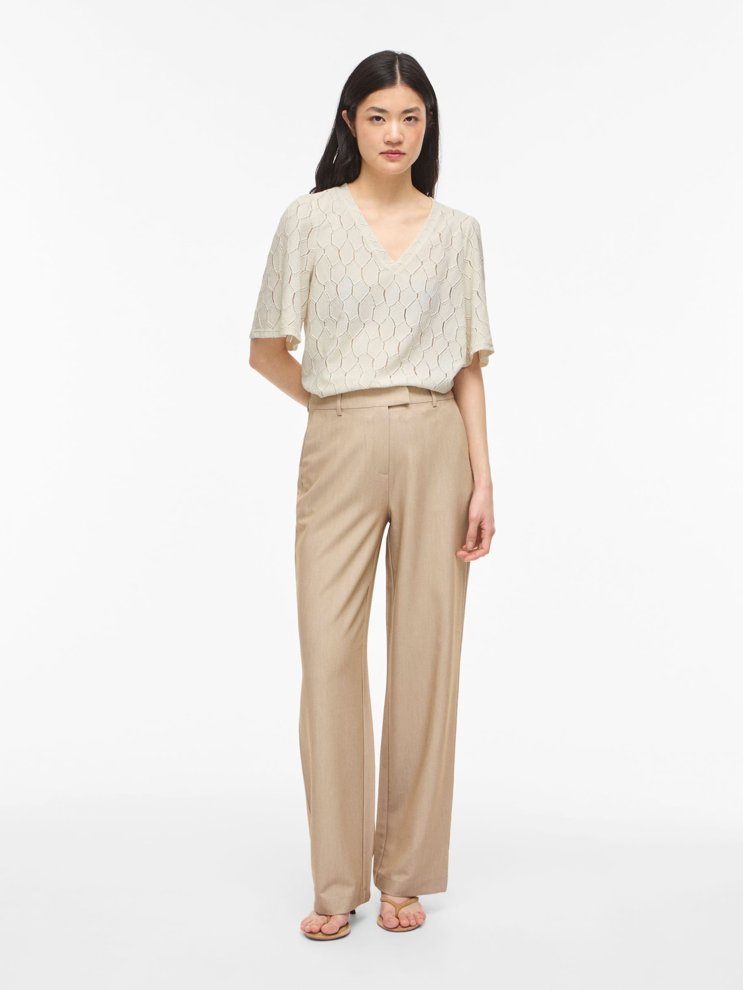 Chemisier 'VIMARCELLA' VILA en beige