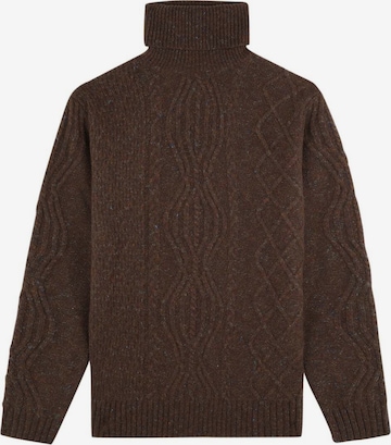 Scalpers Sweater 'Berner' in Brown: front