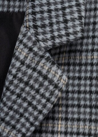 MANGO TEEN Between-Seasons Coat in Black