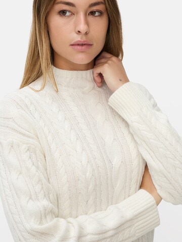 CAMEL ACTIVE Strickpullover in lockerer Passform in Weiß