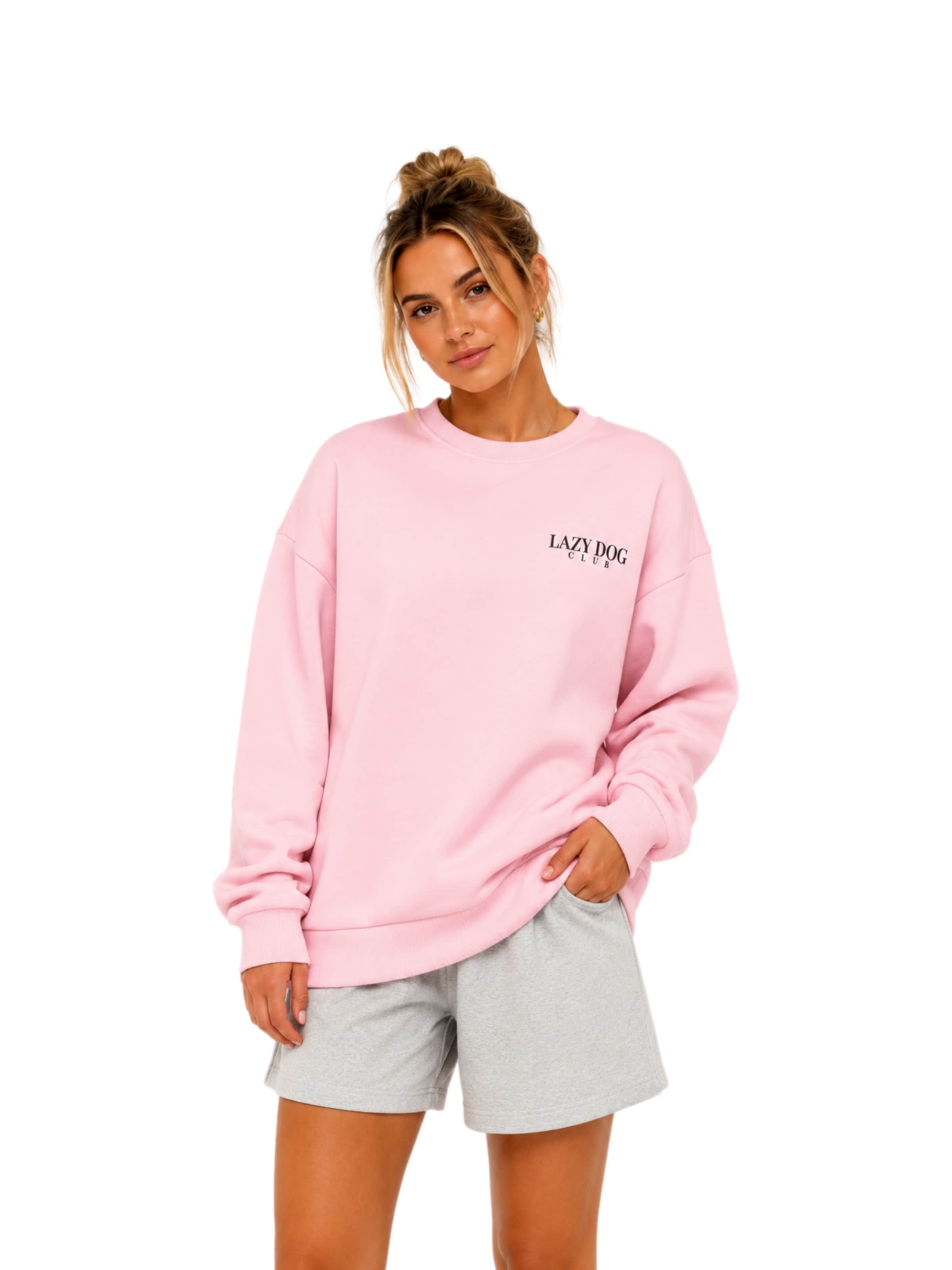 rožinė ONLY GIRLS Megztinis be užsegimo