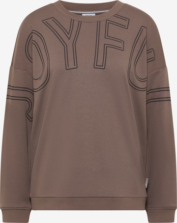 CECIL Sweatshirt in Brown: front