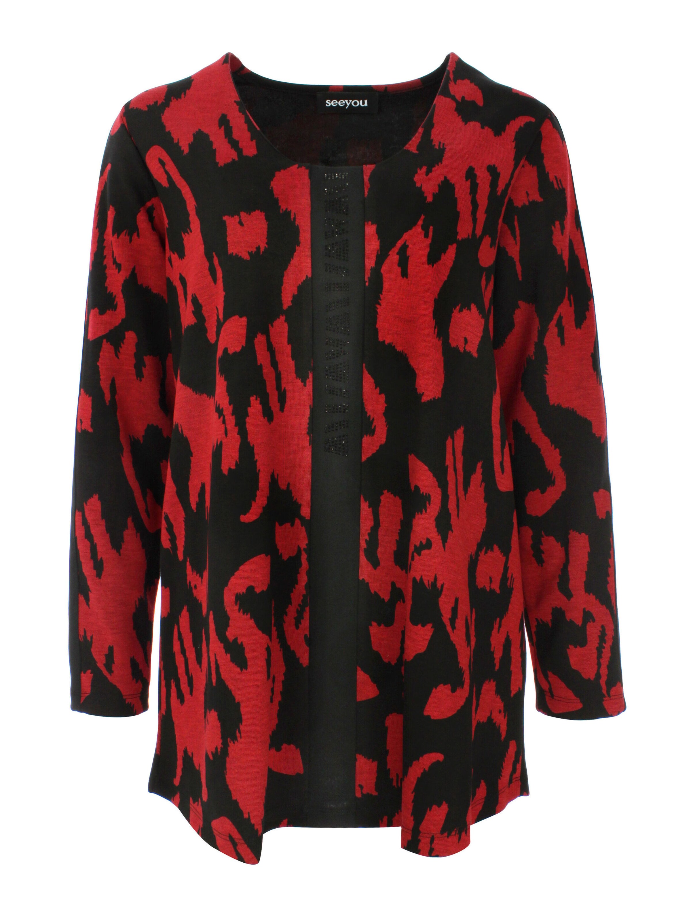 SEEYOU BY BIGGI M. Tunic in Red: front