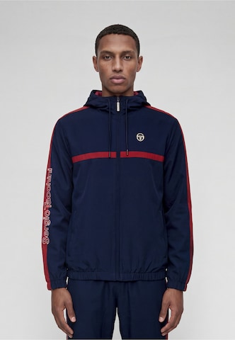 Sergio Tacchini - Casaco de treino 'Crannie' em azul: frente