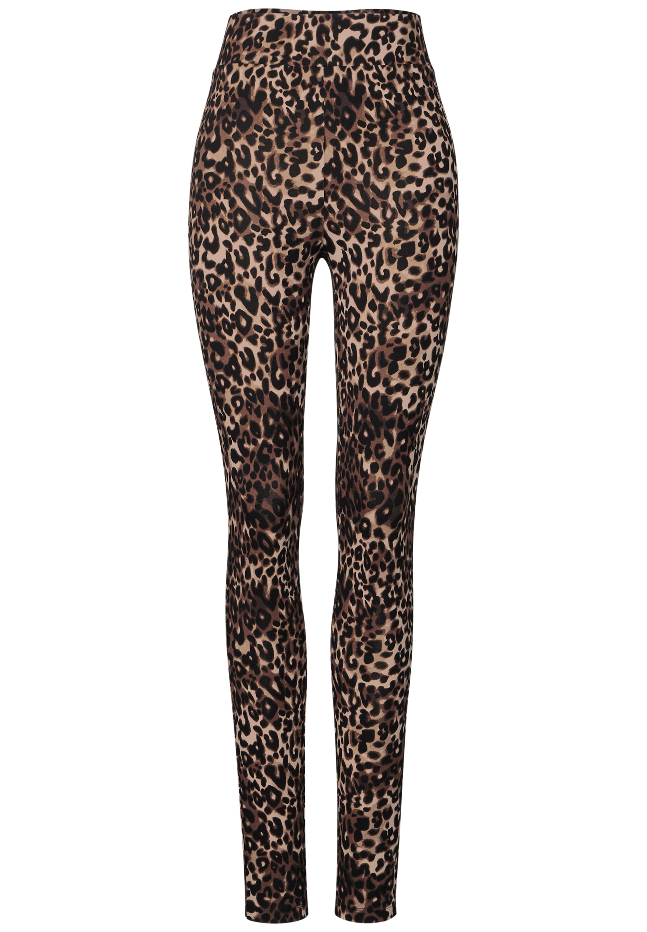 STREET ONE Skinny Leggings in Brown: front