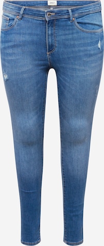 ONLY Curve Skinny Jeans 'WAUW' in Blau: predná strana