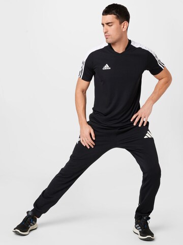 ADIDAS SPORTSWEAR Αθλητική φανέλα 'Tiro Essentials' σε μαύρο