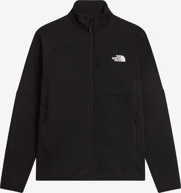 THE NORTH FACE Sports sweat jacket 'Meteora' in Black: front