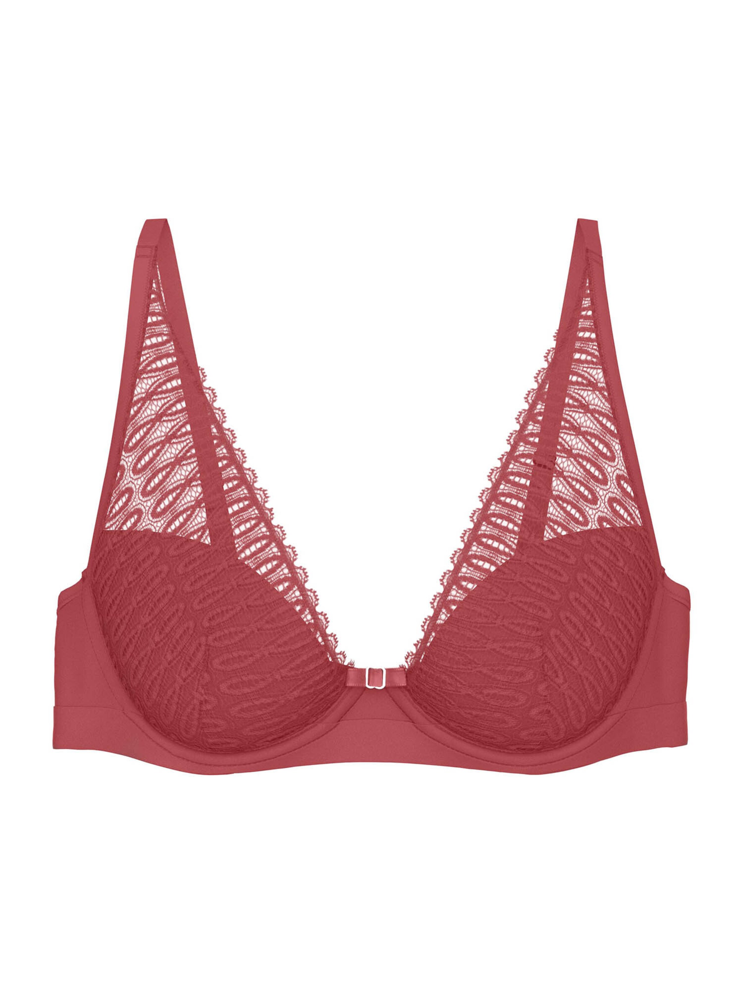 TRIUMPH Triangel BH ' Aura Spotlight ' in Rood: voorkant