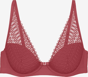 TRIUMPH Bügel-BH ' Aura Spotlight ' in Rot: Vorderseite