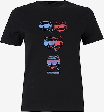 Karl Lagerfeld Футболка 'Ikon' в Черный: спереди
