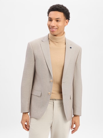 HECHTER PARIS Regular fit Business Blazer in Beige: front