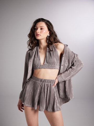 HOLLY LOLLY Bluse in Grau