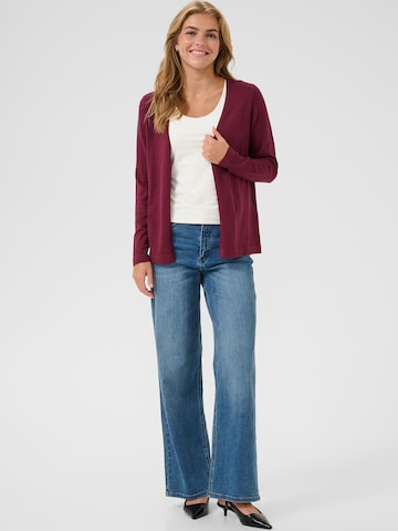 Kaffe Knit cardigan 'KAFenia Astrid' in Red