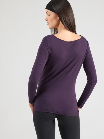 CURARE Yogawear - Camisa funcionais em roxo