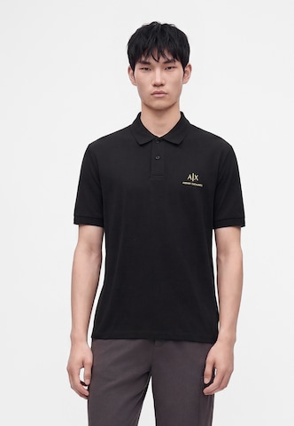juoda ARMANI EXCHANGE Marškinėliai: priekis